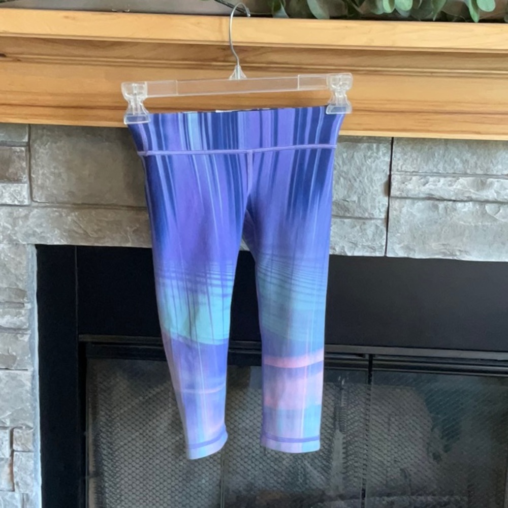 Ivivva Purple Leggings Dreamy Tie-Dye